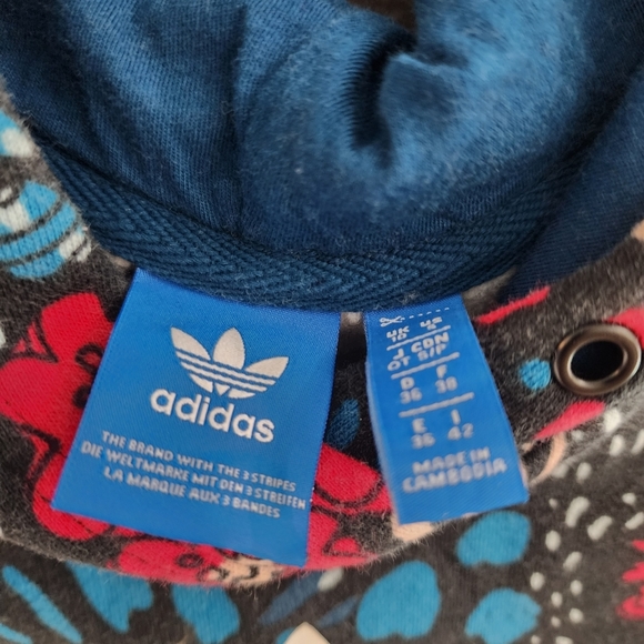 Adidas Originals W Trefoil Logo Hoodie "Corsages" (multicolor) - Picture 5 of 8